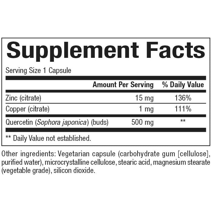 Quercetin with Zinc & Copper for Natural Factors |variant|hi-res|1385U