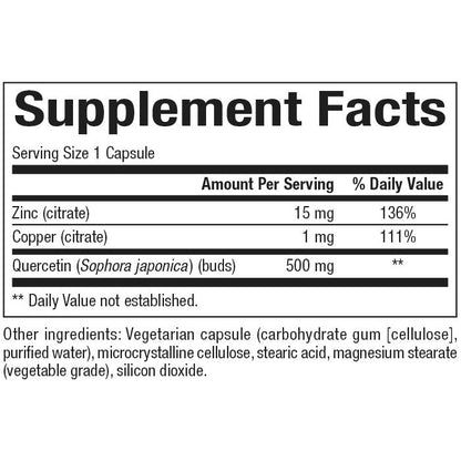 Quercetin with Zinc & Copper for Natural Factors |variant|hi-res|1385U