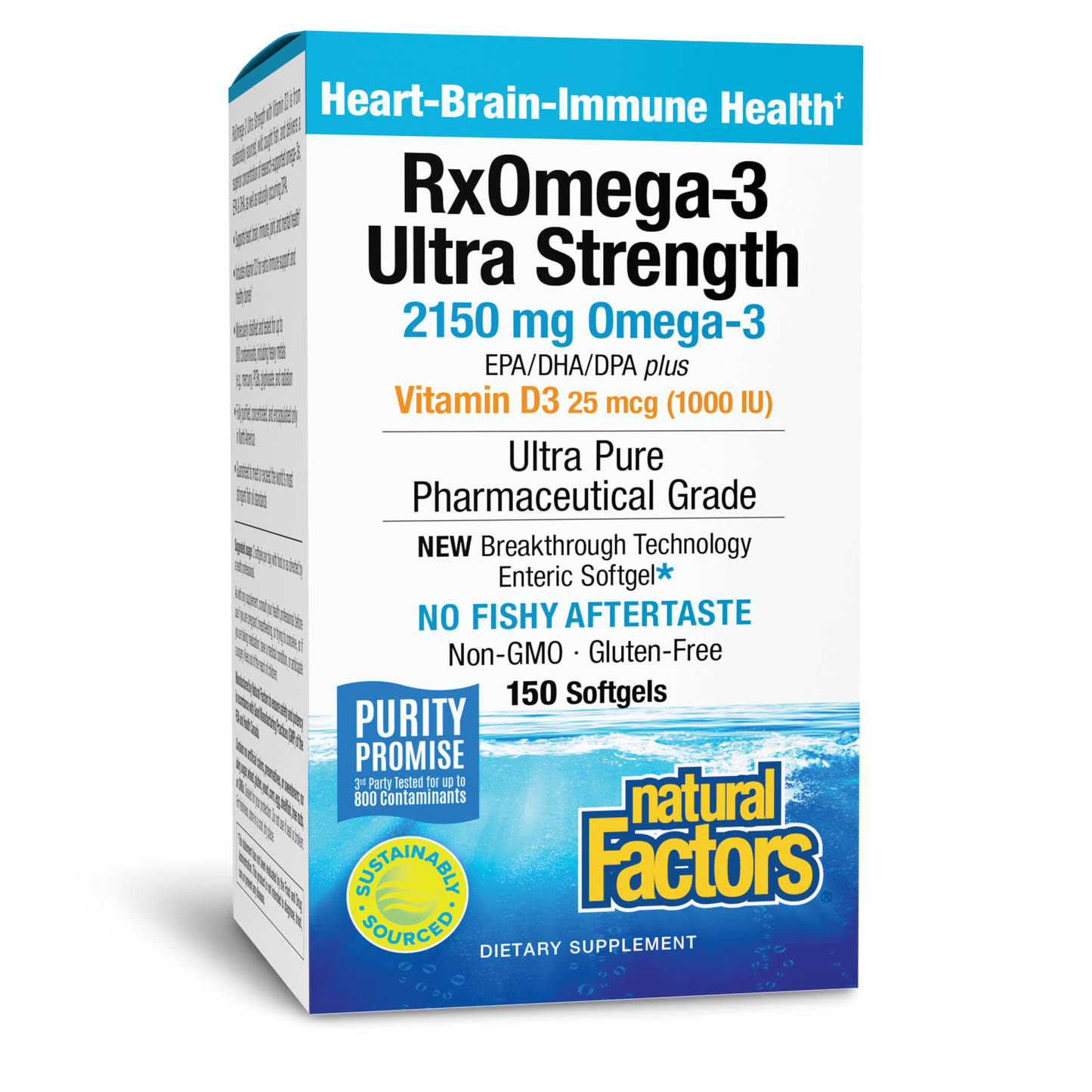 Ultra Strength One-per-Day RxOmega-3 with Vitamin D3 Enteripure®|variant|hi-res|35492U