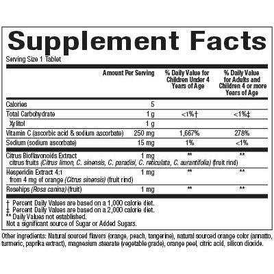 Vitamin C  Chewable for Natural Factors |variant|hi-res|1395U