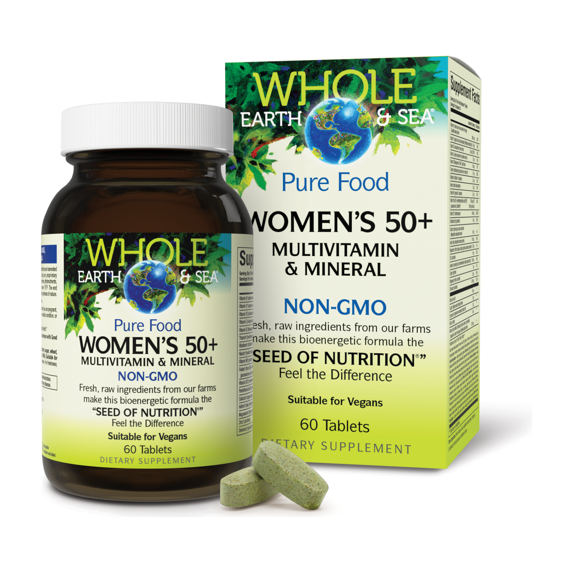 Women's 50+ Multivitamin & Mineral for Whole Earth & Sea® |variant|hi-res|35501U