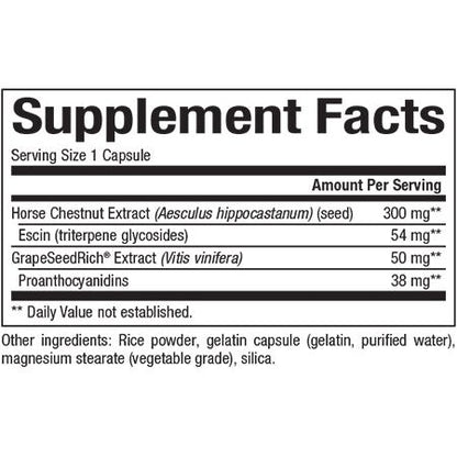 Horse Chestnut with Grape Seed Extract for Natural Factors |variant|hi-res|4590U