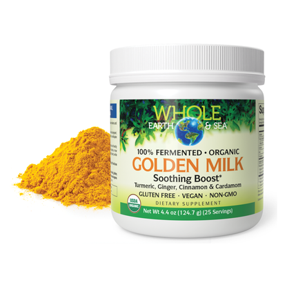 Golden Milk Soothing Boost* for Whole Earth & Sea® |variant|hi-res|35553U