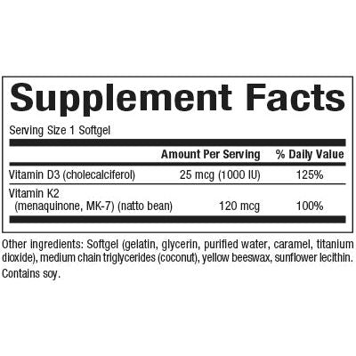 Vitamin D3 & K2 for Natural Factors |variant|hi-res|1292U