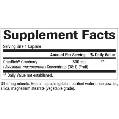 Super Strength Cranberry Concentrate 500 mg for Natural Factors |variant|hi-res|4512U