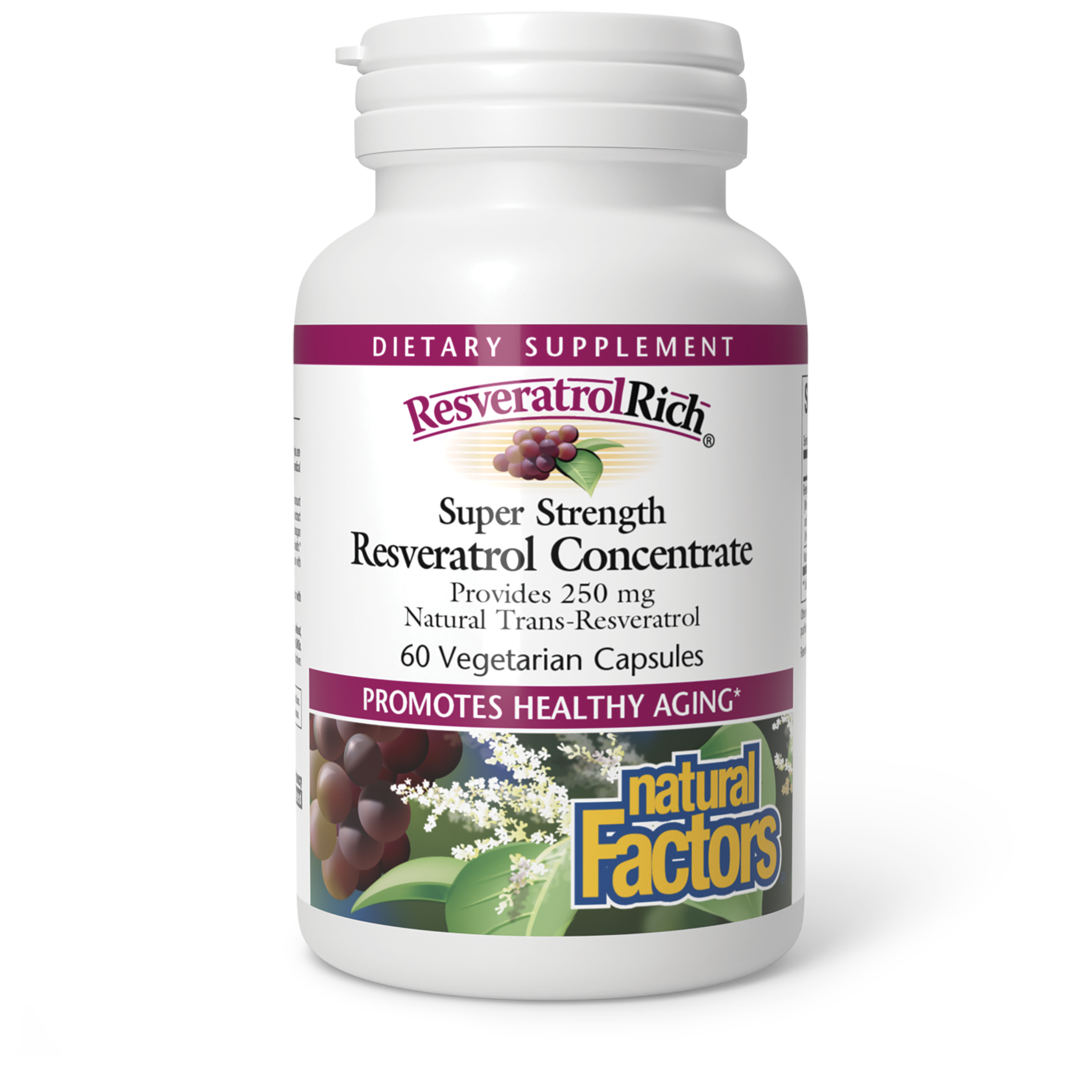 ResveratrolRich® Super Strength Vegetarian Capsules | Natural Factors USA