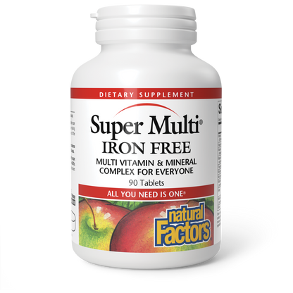 Super Multi® Iron Free for Natural Factors |variant|hi-res|1508U